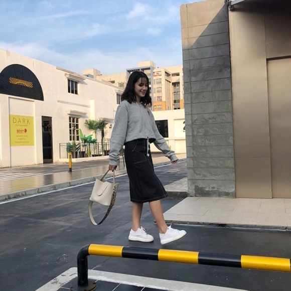 NEW 2pc/set Leather Shoulder Crossbody Wrist Purse - Picture 6 of 7